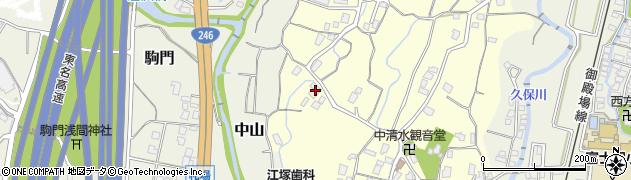静岡県御殿場市中清水281周辺の地図