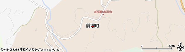 愛知県豊田市前洞町周辺の地図