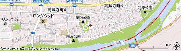 愛知県春日井市高蔵寺町5丁目周辺の地図