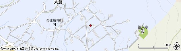 京都府京丹波町（船井郡）大倉（道ノ中）周辺の地図