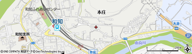 京都府京丹波町（船井郡）本庄（石坂）周辺の地図