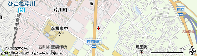滋賀銀行彦根東代理店周辺の地図