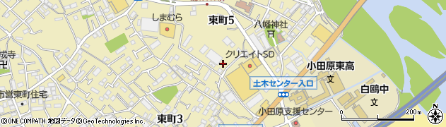箱根登山バス株式会社　小田原整備工場周辺の地図
