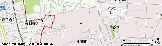 愛知県春日井市西屋町周辺の地図