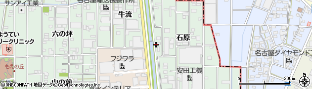 愛知県北名古屋市熊之庄論田野周辺の地図