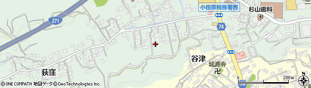 神奈川県小田原市荻窪764周辺の地図