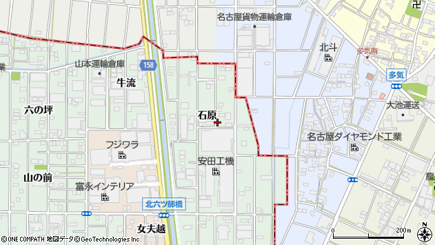 〒481-0006 愛知県北名古屋市熊之庄の地図