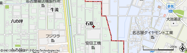 愛知県北名古屋市熊之庄（石原）周辺の地図