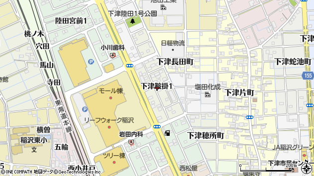 〒492-8091 愛知県稲沢市下津鞍掛の地図