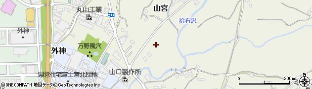 静岡県富士宮市山宮2160周辺の地図