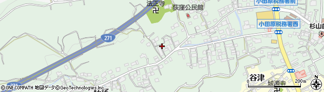 神奈川県小田原市荻窪886周辺の地図