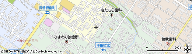 滋賀県彦根市長曽根南町周辺の地図