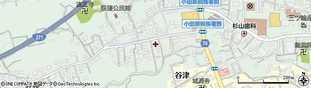 神奈川県小田原市荻窪495周辺の地図