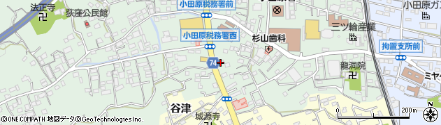 神奈川県小田原市荻窪413周辺の地図