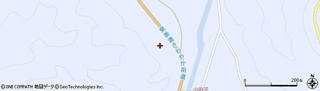 岐阜県恵那市上矢作町小田子652周辺の地図
