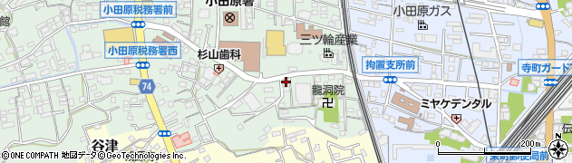 神奈川県小田原市荻窪178周辺の地図