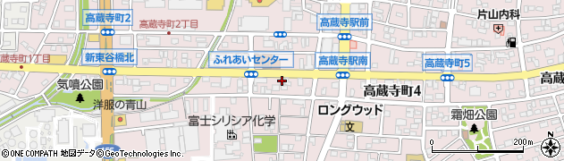 高蔵寺駅前郵便局周辺の地図