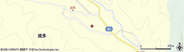 鳥取県智頭町（八頭郡）波多周辺の地図