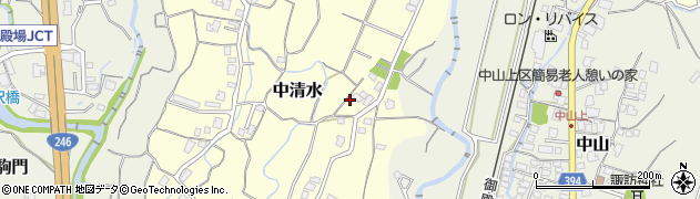 静岡県御殿場市中清水491周辺の地図