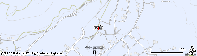 京都府船井郡京丹波町大倉周辺の地図