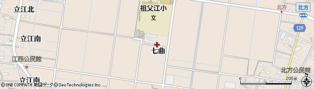 愛知県稲沢市祖父江町祖父江城起周辺の地図