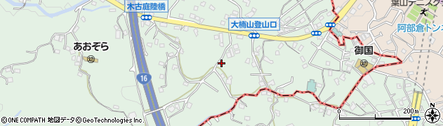 神奈川県三浦郡葉山町木古庭1480周辺の地図