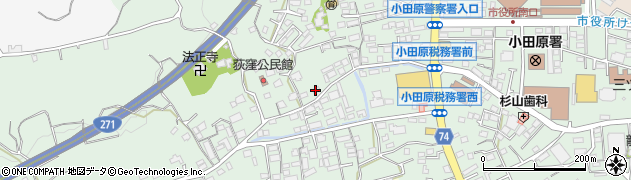 神奈川県小田原市荻窪507周辺の地図