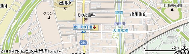 生鮮館やまひこ春日井店周辺の地図