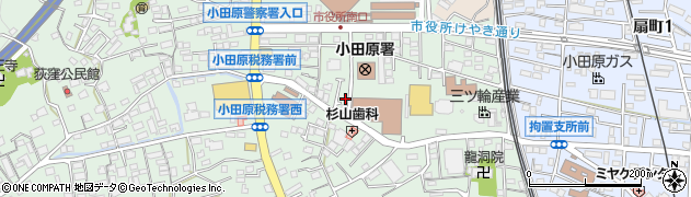 神奈川県小田原市荻窪376周辺の地図