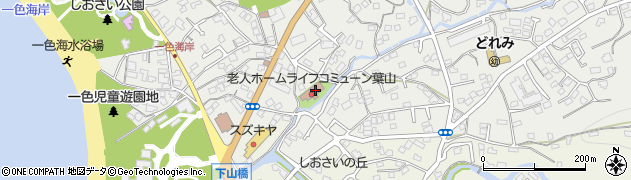 神奈川県三浦郡葉山町一色1957周辺の地図