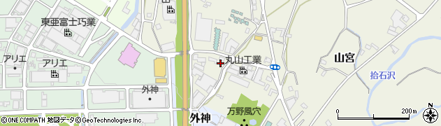 静岡県富士宮市山宮2213周辺の地図