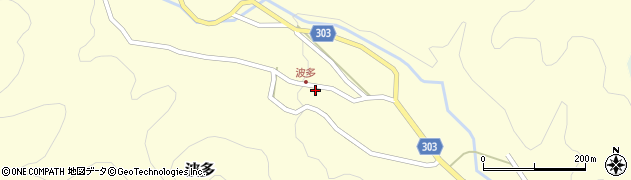 波多集落学習塾周辺の地図