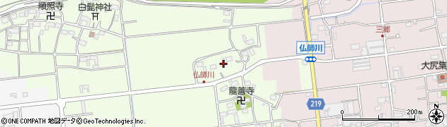 岐阜県海津市平田町仏師川190周辺の地図
