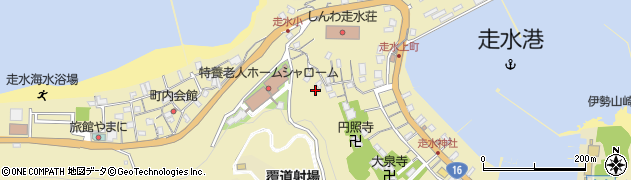 神奈川県横須賀市走水周辺の地図
