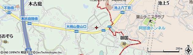 神奈川県三浦郡葉山町木古庭1691周辺の地図