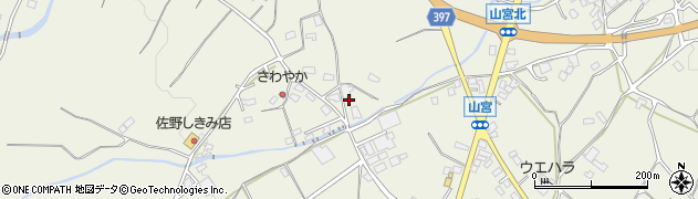 静岡県富士宮市山宮857周辺の地図