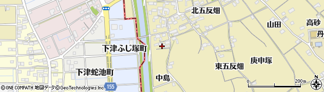 愛知県一宮市丹陽町九日市場（中島）周辺の地図