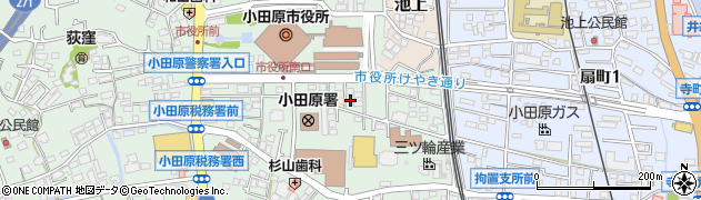 神奈川県小田原市荻窪287周辺の地図
