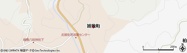 愛知県豊田市雑敷町周辺の地図