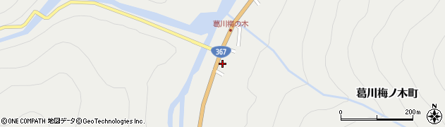 滋賀県大津市葛川梅ノ木町58周辺の地図