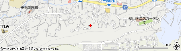 神奈川県三浦郡葉山町一色668周辺の地図