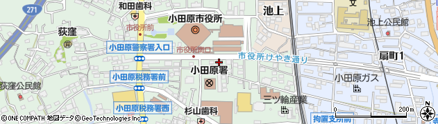 神奈川県小田原市荻窪350周辺の地図