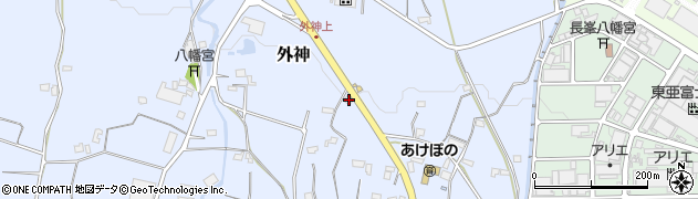静岡県富士宮市外神1980周辺の地図
