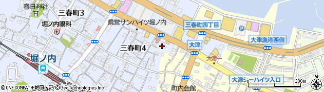 横須賀市消防局　横須賀市消防団第３分団周辺の地図