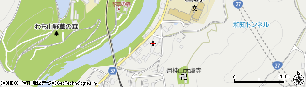 京都府船井郡京丹波町本庄嶋崎周辺の地図