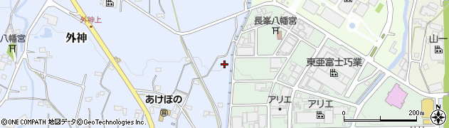 静岡県富士宮市外神2029周辺の地図