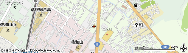 無添くら寿司 彦根店周辺の地図