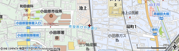 神奈川県小田原市荻窪261周辺の地図