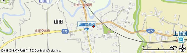 山田郵便局周辺の地図