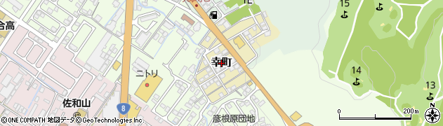 滋賀県彦根市幸町周辺の地図